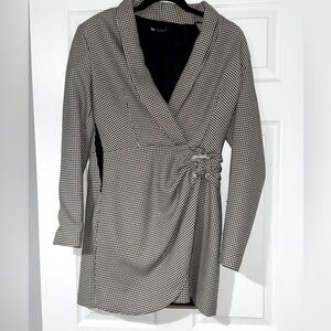 ZARA WRAP STYLE BLAZER DRESS